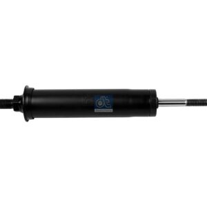 DT Spare Parts 1.25950 Cabin shock absorber, D1: 43.6 mm, D2: 12 mm, M12 x 1,75, M16 x 2, Lmin: 210 mm, Lmax: 306 mm