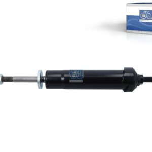 DT Spare Parts 1.25956 Cabin shock absorber, D1: 40 mm, D2: 12.5 mm, M12 x 1,75, Lmin: 290 mm, Lmax: 399 mm