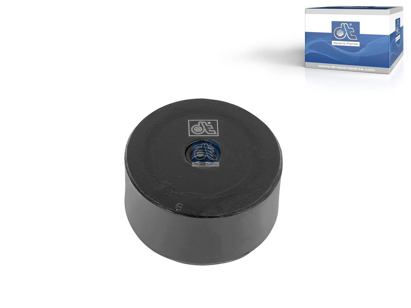 DT Spare Parts 1.27020 Rubber buffer, D: 65 mm, M12 x 1,75, H: 35 mm