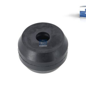 DT Spare Parts 1.27081 Rubber buffer, front, d: 25 mm, D: 91 mm, M10 x 1,5, H: 57 mm