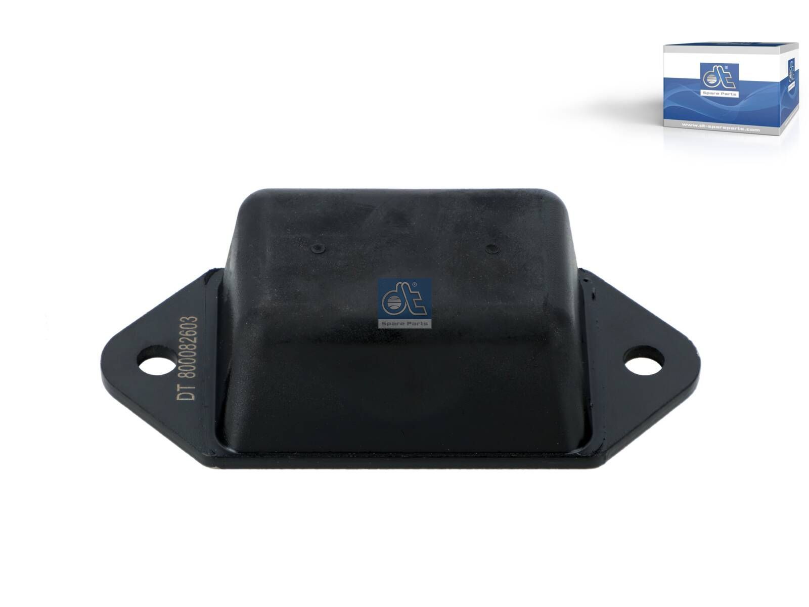 DT Spare Parts 1.27082 Rubber buffer, rear, Lb: 102 mm, L: 70 mm, W: 55 mm, H: 37 mm