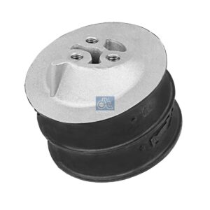 DT Spare Parts 1.27368 Rubber mounting, marked: red, D: 110 mm, M10 x 1,5, W: 96 mm