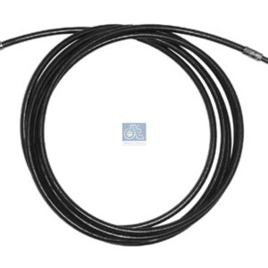 DT Spare Parts 1.28132 Hose line, cabin tilt, D: 8 mm, M12 x 1,5, M12 x 1,5, L: 4040 mm, L1: 6730 mm, 210 bar