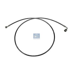 DT Spare Parts 1.28137 Hose line, cabin tilt, D: 8.5 mm, M12 x 1,5, M12 x 1,5, L: 1500 mm, L1: 375 mm, 362 bar