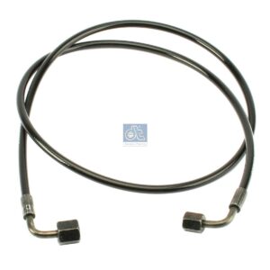 DT Spare Parts 1.28139 Hose line, cabin tilt, D: 5.9 mm, M12 x 1,5, M14 x 1,5, L: 1200 mm, L1: 1200 mm, 250 bar