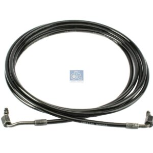 DT Spare Parts 1.28150 Hose line, cabin tilt, D: 8.3 mm, M12 x 1,5, M12 x 1,5, L: 3930 mm, L1: 3900 mm, 400 bar
