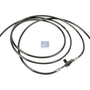 DT Spare Parts 1.28151 Hose line, cabin tilt, D: 8.3 mm, M12 x 1,5, M14 x 1,5, L: 2800 mm, L1: 2020 mm, 400 bar