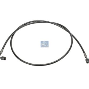 DT Spare Parts 1.28156 Hose line, cabin tilt, D: 8.3 mm, M12 x 1,5, M12 x 1,5, L: 1440 mm, L1: 1430 mm, 400 bar