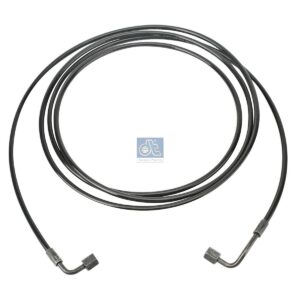 DT Spare Parts 1.28160 Hose line, cabin tilt, D: 8.3 mm, M12 x 1,5, M12 x 1,5, L: 3435 mm, L1: 3450 mm, 400 bar