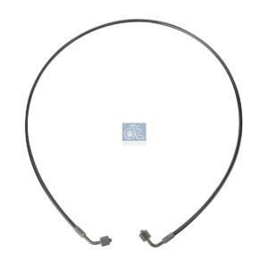 DT Spare Parts 1.28162 Hose line, cabin tilt, D: 8.5 mm, M12 x 1,5, L: 1200 mm, L1: 1260 mm, 362 bar