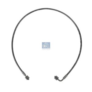 DT Spare Parts 1.28163 Hose line, cabin tilt, D: 8.3 mm, M12 x 1,5, M12 x 1,5, L: 910 mm, L1: 910 mm, 400 bar
