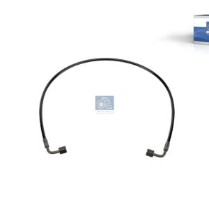 DT Spare Parts 1.28164 Hose line, cabin tilt, D: 9.2 mm, M12 x 1,5, M12 x 1,5, L: 790 mm, L1: 790 mm, 250 bar