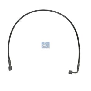 DT Spare Parts 1.28166 Hose line, cabin tilt, D: 8.3 mm, M12 x 1,5, M12 x 1,5, M12 x 1,5, L: 780 mm, L1: 780 mm, 400 bar