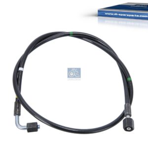 DT Spare Parts 1.28214 Hose line, cabin tilt, D: 8.5 mm, M12 x 1,5, L1: 110.5 mm, 420 bar