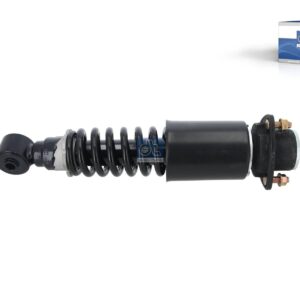 DT Spare Parts 1.32558 Cabin shock absorber, complete, D1: 40 mm, D2: 13 mm, b: 14 mm, M12 x 1,75, Lmin: 250 mm, Lmax: 340 mm