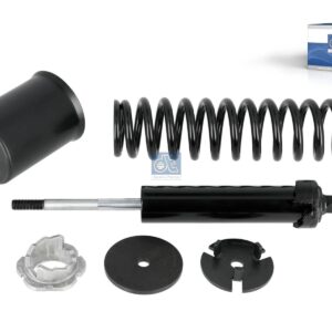 DT Spare Parts 1.32559 Cabin shock absorber, complete, D1: 40 mm, D2: 13 mm, M12 x 1,75, Lmin: 205 mm, Lmax: 311 mm