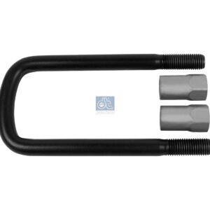 DT Spare Parts 1.32581 U-bolt-kit, r: 15 mm, R: 140 mm, M24 x 3, LTh: 70 mm, L: 280 mm, w: 103 mm