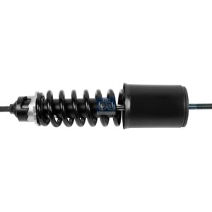 DT Spare Parts 1.32587 Cabin shock absorber, complete, D1: 40 mm, D2: 13 mm, M12 x 1,75, Lmin: 205 mm, Lmax: 311 mm
