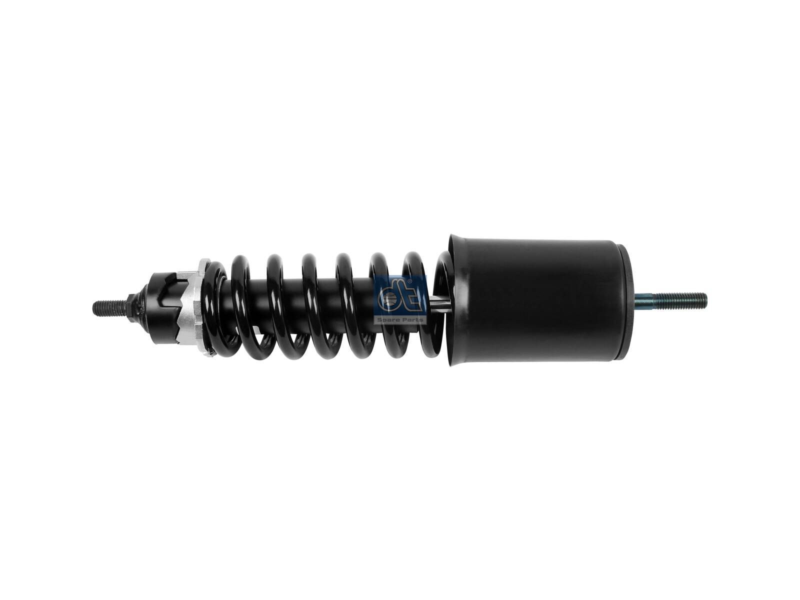 DT Spare Parts 1.32587 Cabin shock absorber, complete, D1: 40 mm, D2: 13 mm, M12 x 1,75, Lmin: 205 mm, Lmax: 311 mm