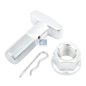 DT Spare Parts 1.32603 Wheel bolt, complete, M20 x 2, LTh: 32 mm, Lu: 57 mm, SW: 27, W1: 21 mm, W2: 44.5 mm, 10.9