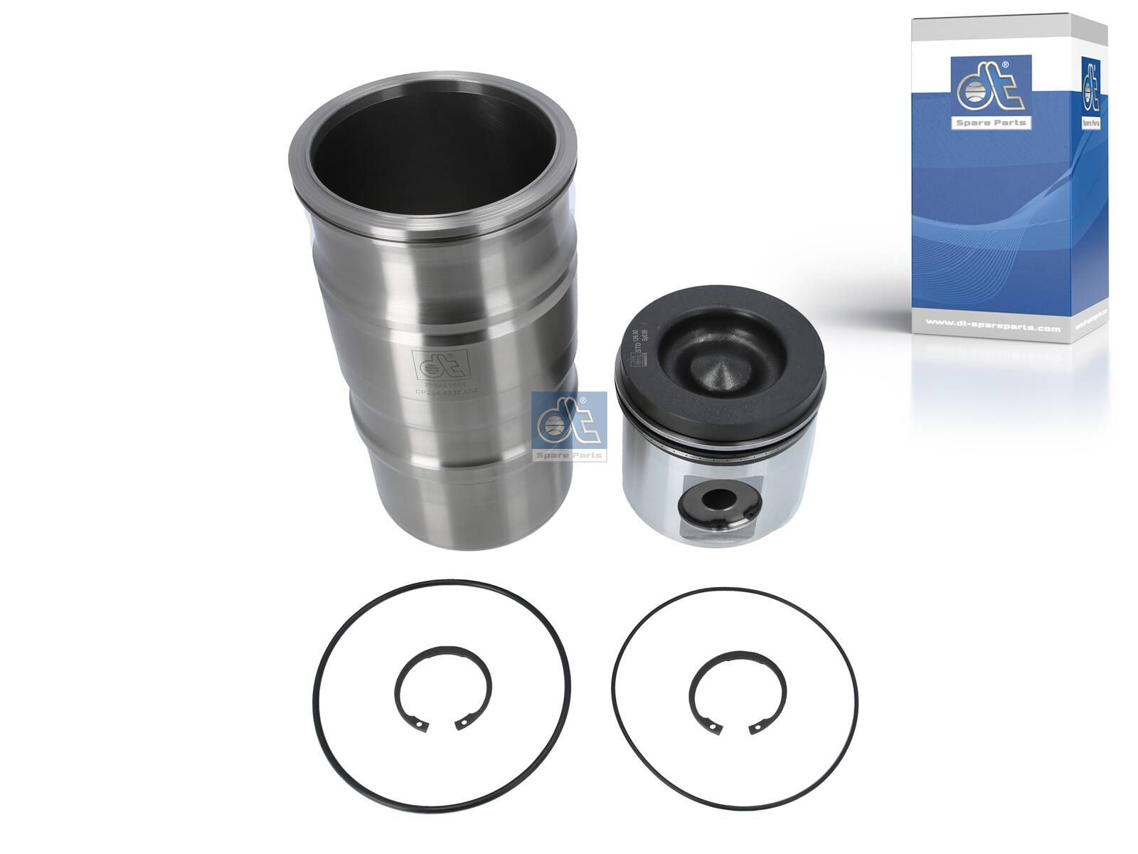 DT Spare Parts 1.33105SP Piston with liner, D: 127 mm
