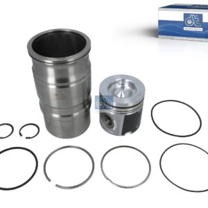 DT Spare Parts 1.33105 Piston with liner, D: 127 mm