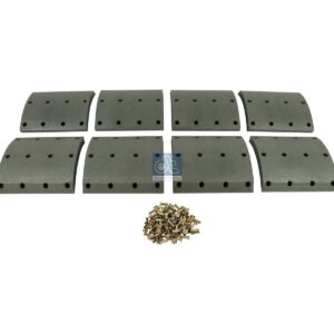 DT Spare Parts 1.35002 Drum brake lining kit, axle kit, W: 203 mm, S: 19 mm
