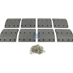 DT Spare Parts 1.35003 Drum brake lining kit, axle kit, W: 178 mm, S: 19 mm