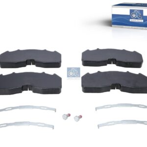 DT Spare Parts 1.35032 Disc brake pad kit, W: 249.5 mm, S: 29.3 mm, H: 106.8 mm