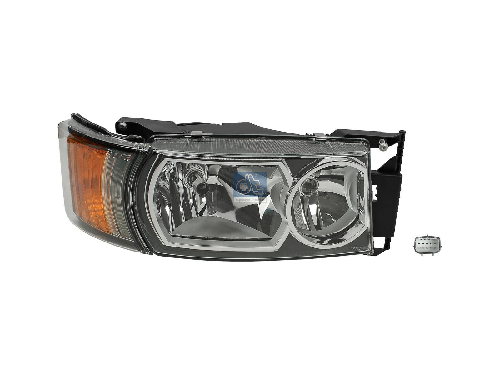 DT Spare Parts 1.51003 Headlamp, right, with headlamp range control, 24 V, H7