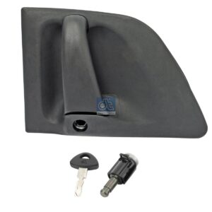 DT Spare Parts 1.52026 Outside door handle, right, complete with lock cylinder