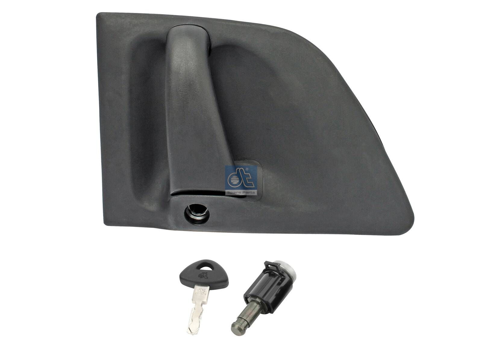DT Spare Parts 1.52026 Outside door handle, right, complete with lock cylinder
