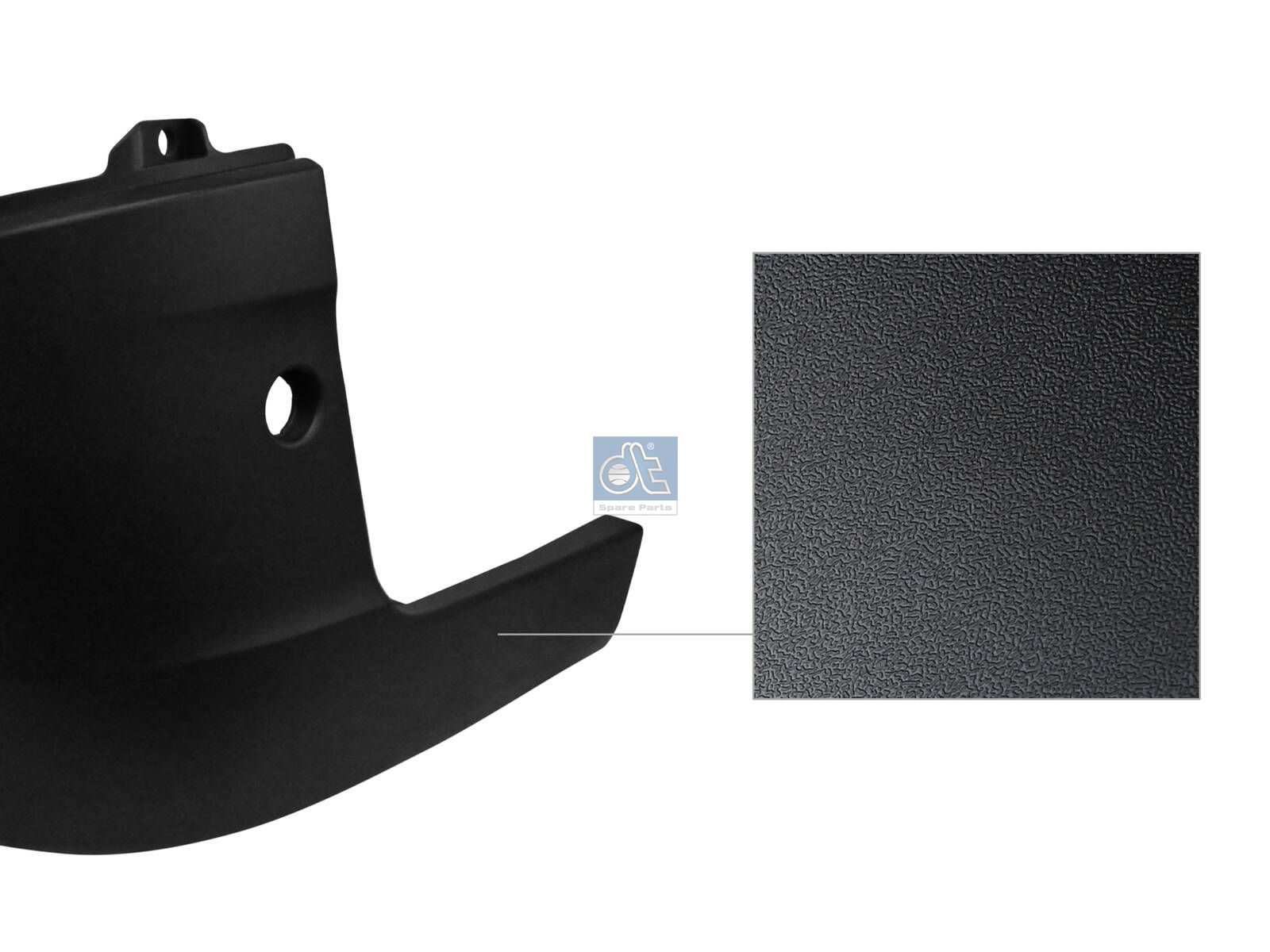 DT Spare Parts 1.55010 Bumper corner, left
