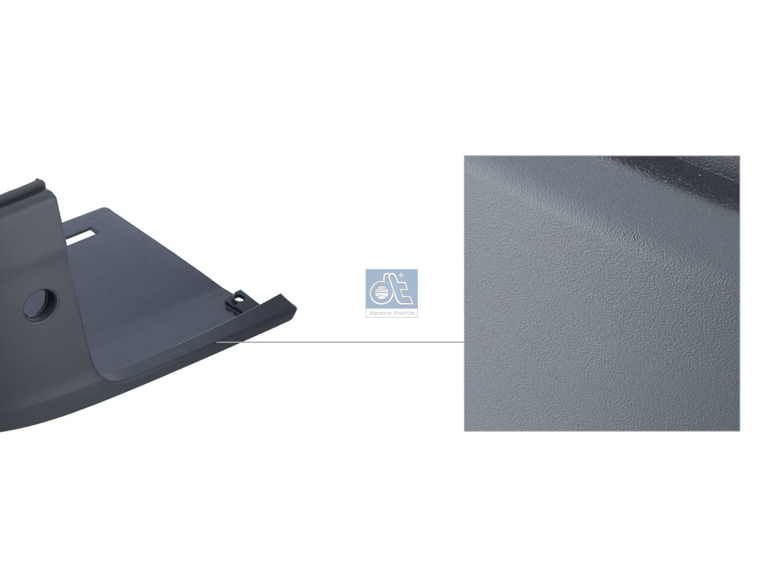 DT Spare Parts 1.55014 Bumper corner, left