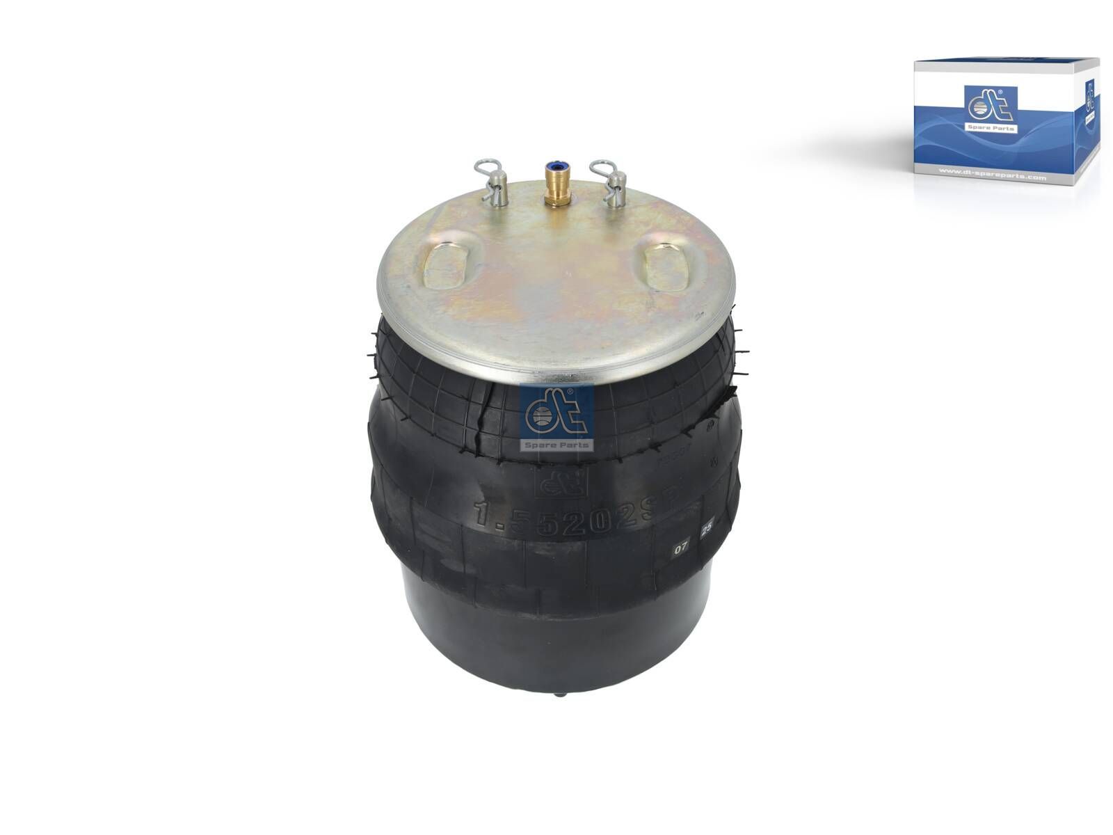 DT Spare Parts 1.55202SP Air spring, with steel piston