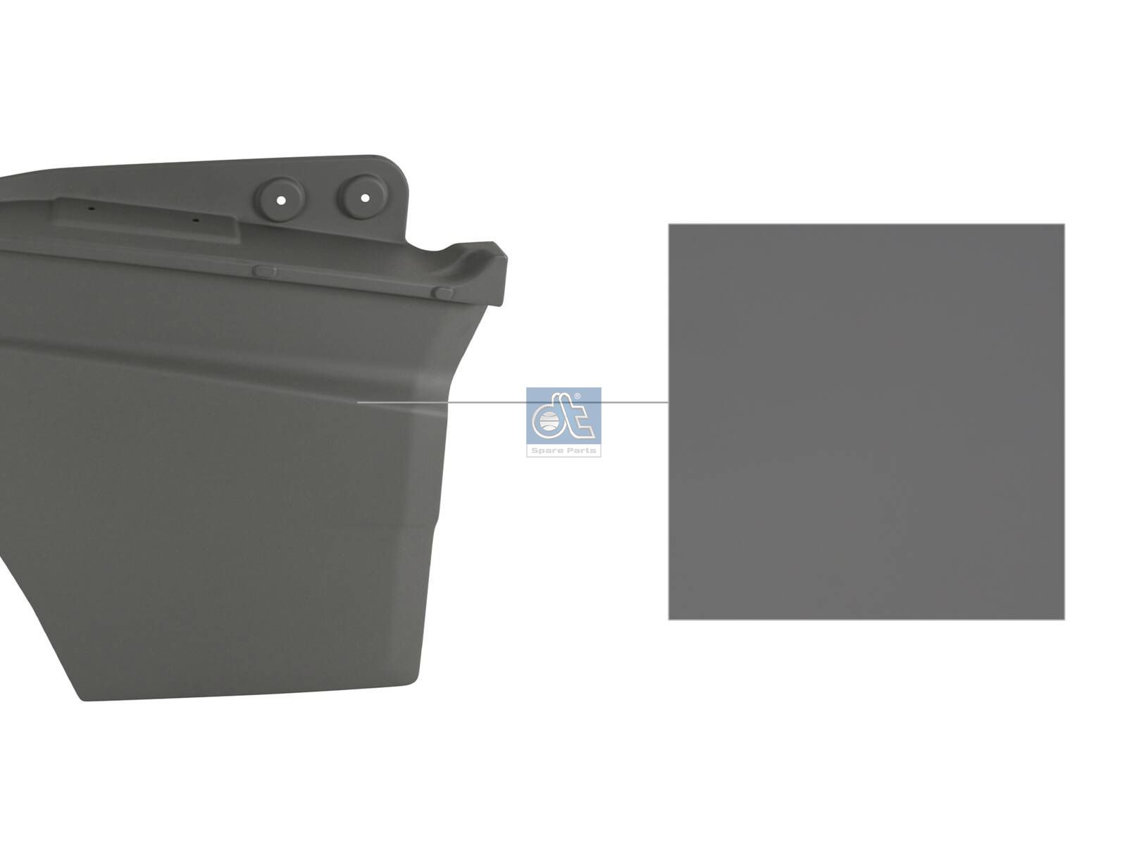DT Spare Parts 24.00037 Door extension, right