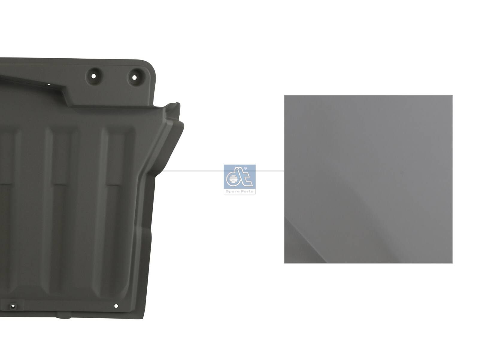 DT Spare Parts 24.00038 Door extension, left