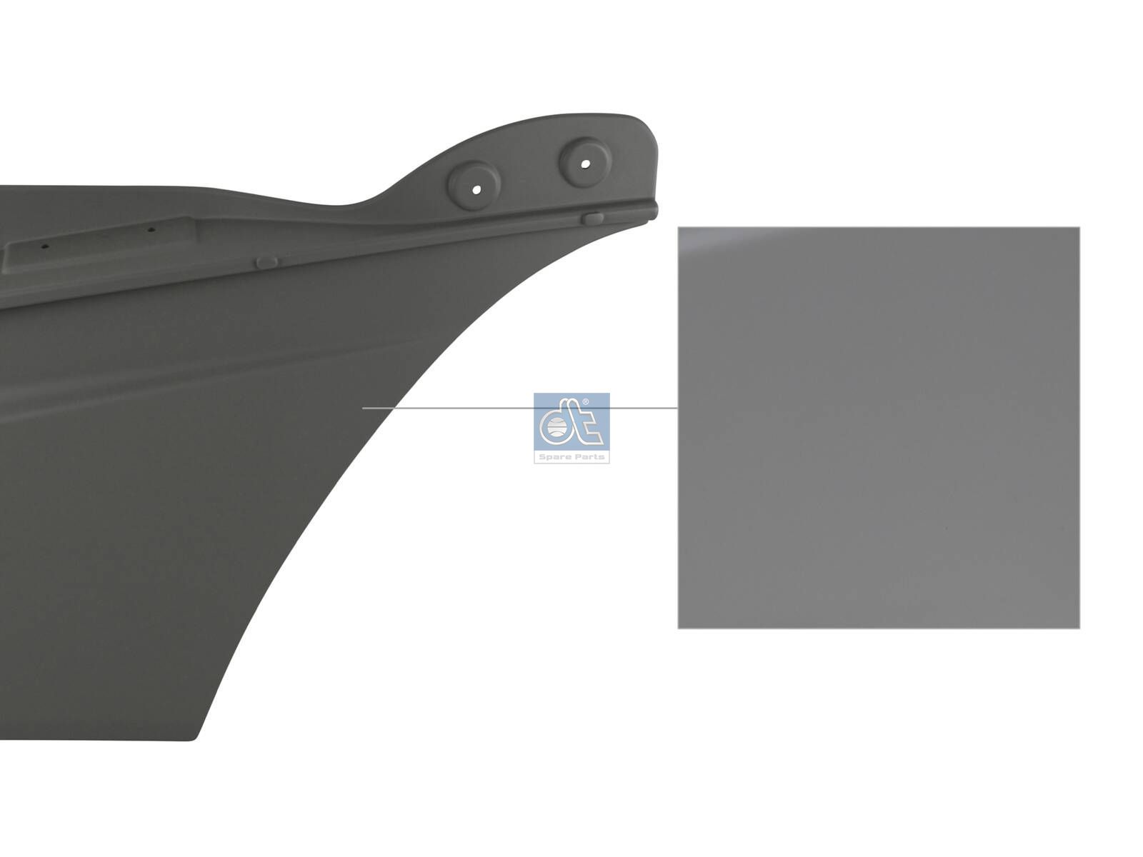 DT Spare Parts 24.00040 Door extension, left