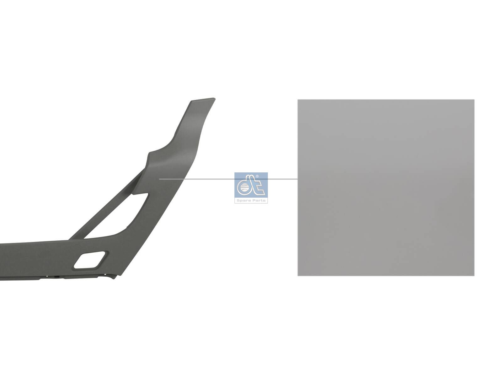 DT Spare Parts 24.00052 Frame, front grill, lower