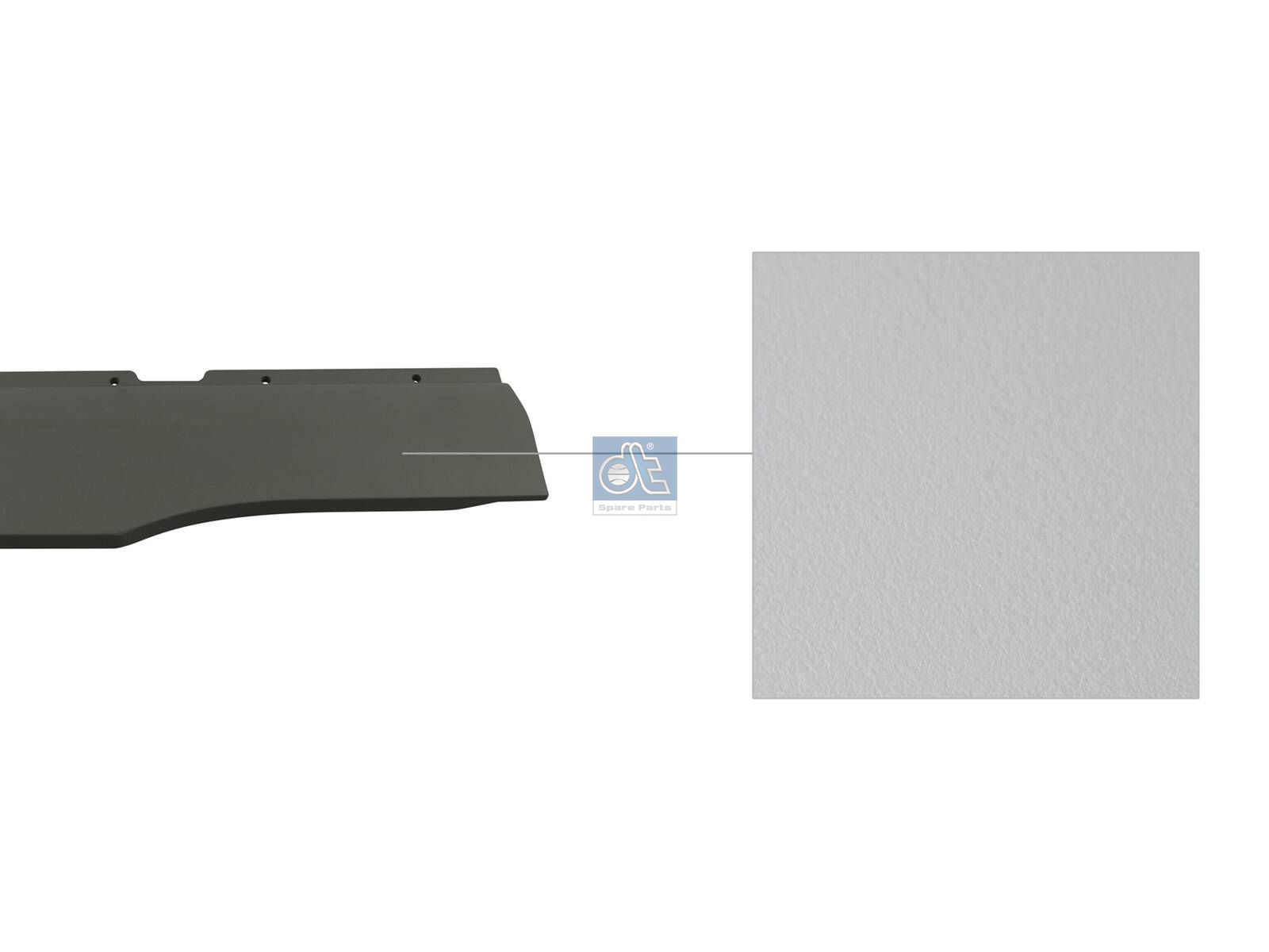 DT Spare Parts 24.00102 Fender extension, right