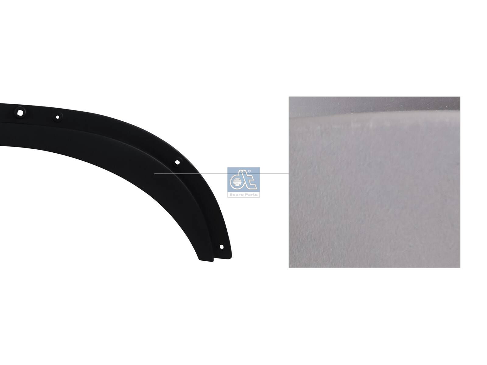 DT Spare Parts 24.00131 Fender widener, left