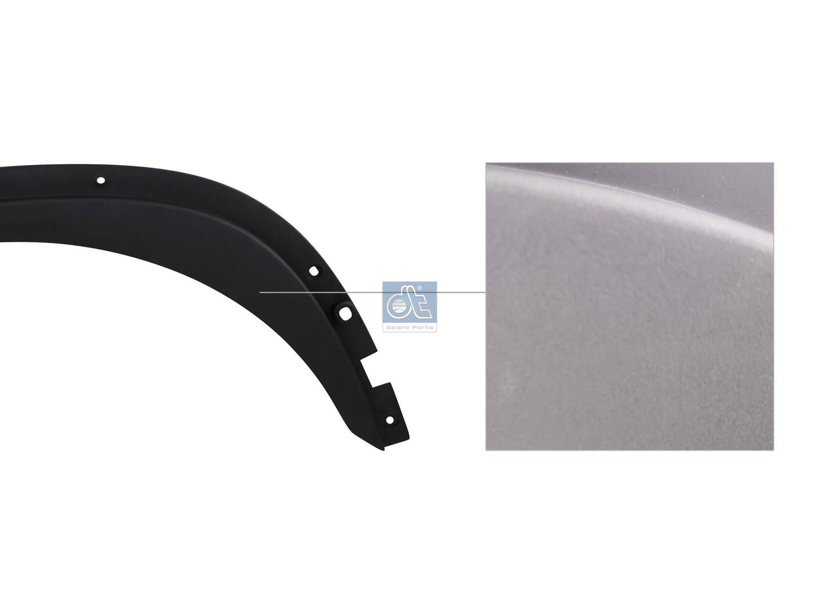 DT Spare Parts 24.00132 Fender widener, right