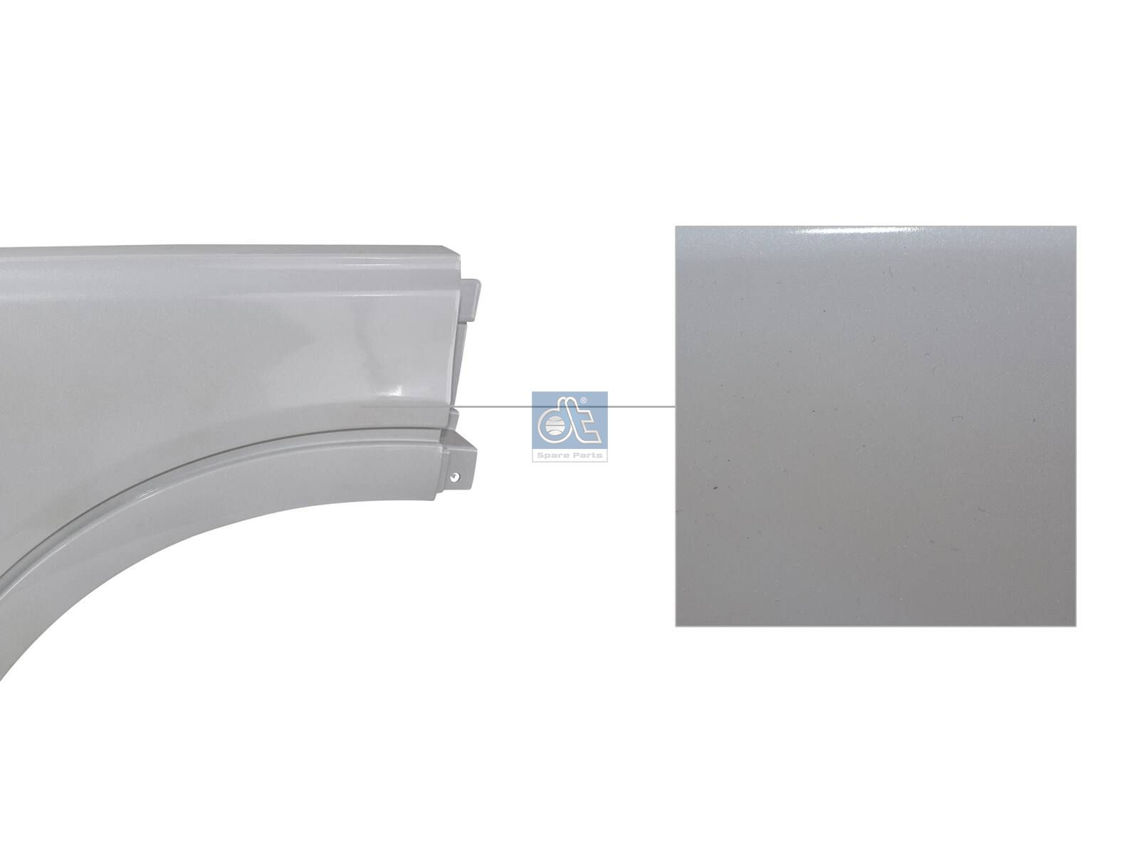 DT Spare Parts 24.00134 Fender extension, right