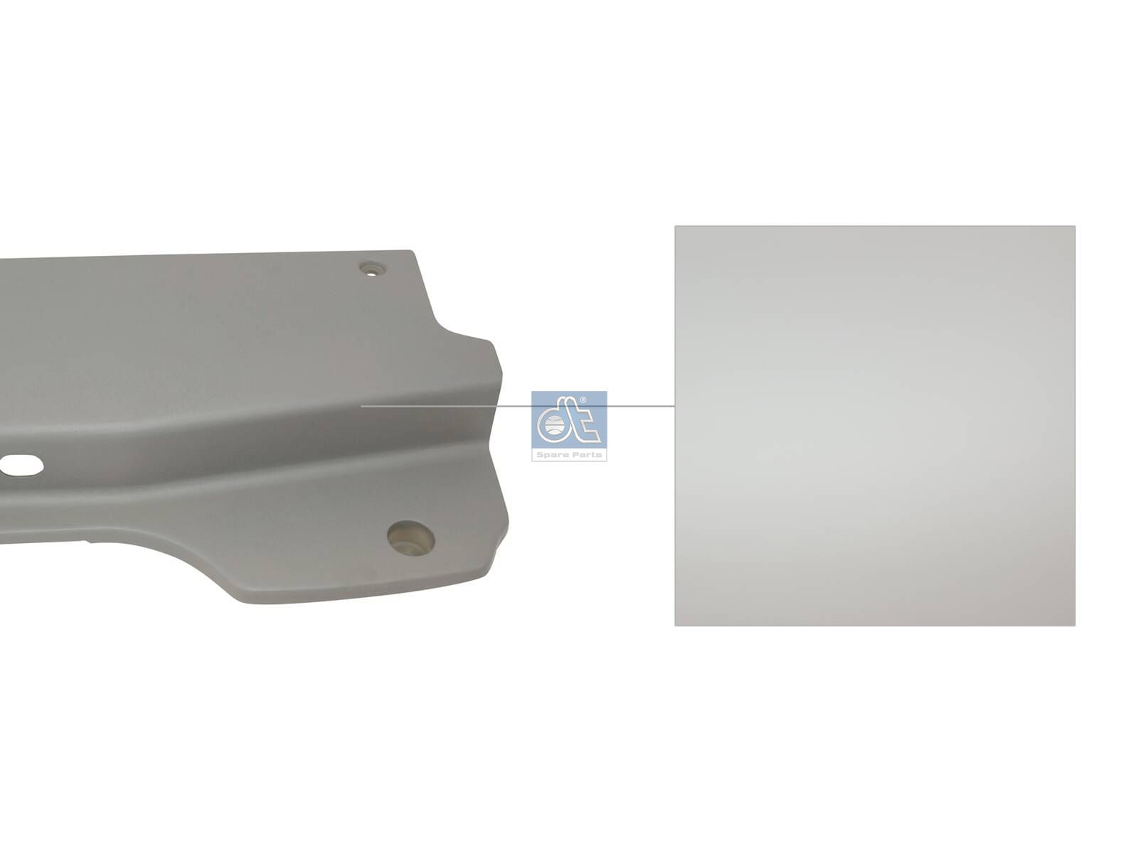 DT Spare Parts 24.00139 Cover, bumper, right
