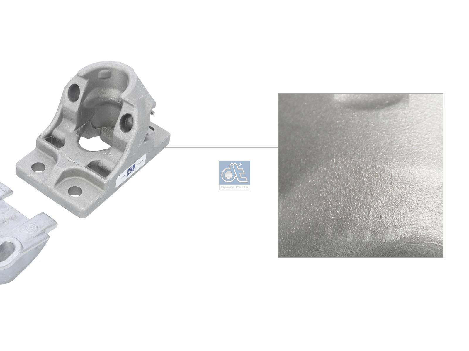DT Spare Parts 2.00001 Fender bracket, overhaul kit