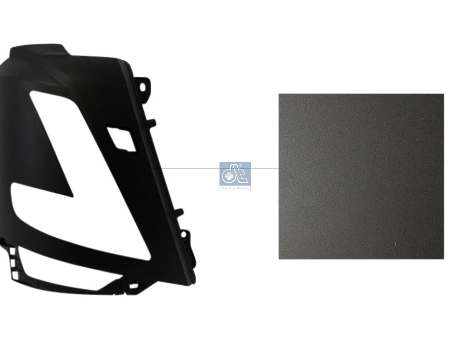 DT Spare Parts 2.00027 Lamp cover, right