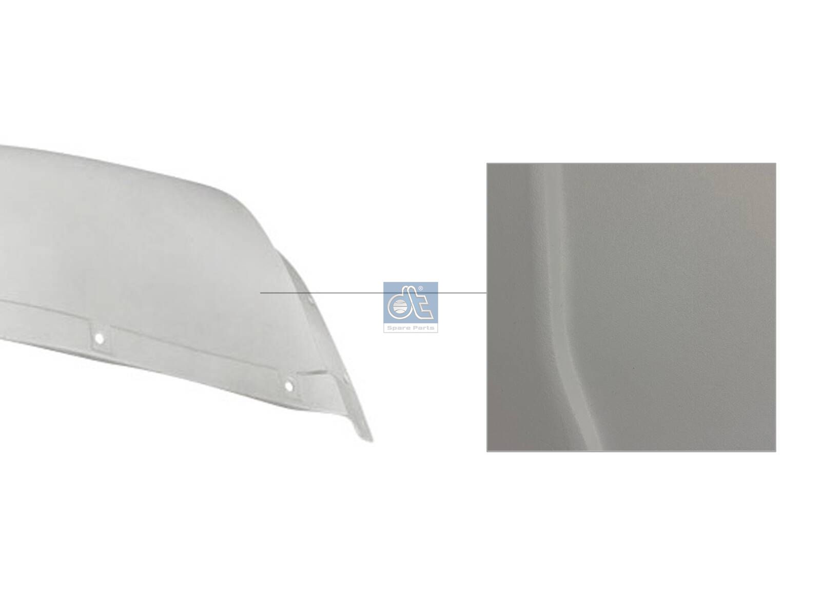 DT Spare Parts 2.00030 Front fender, left
