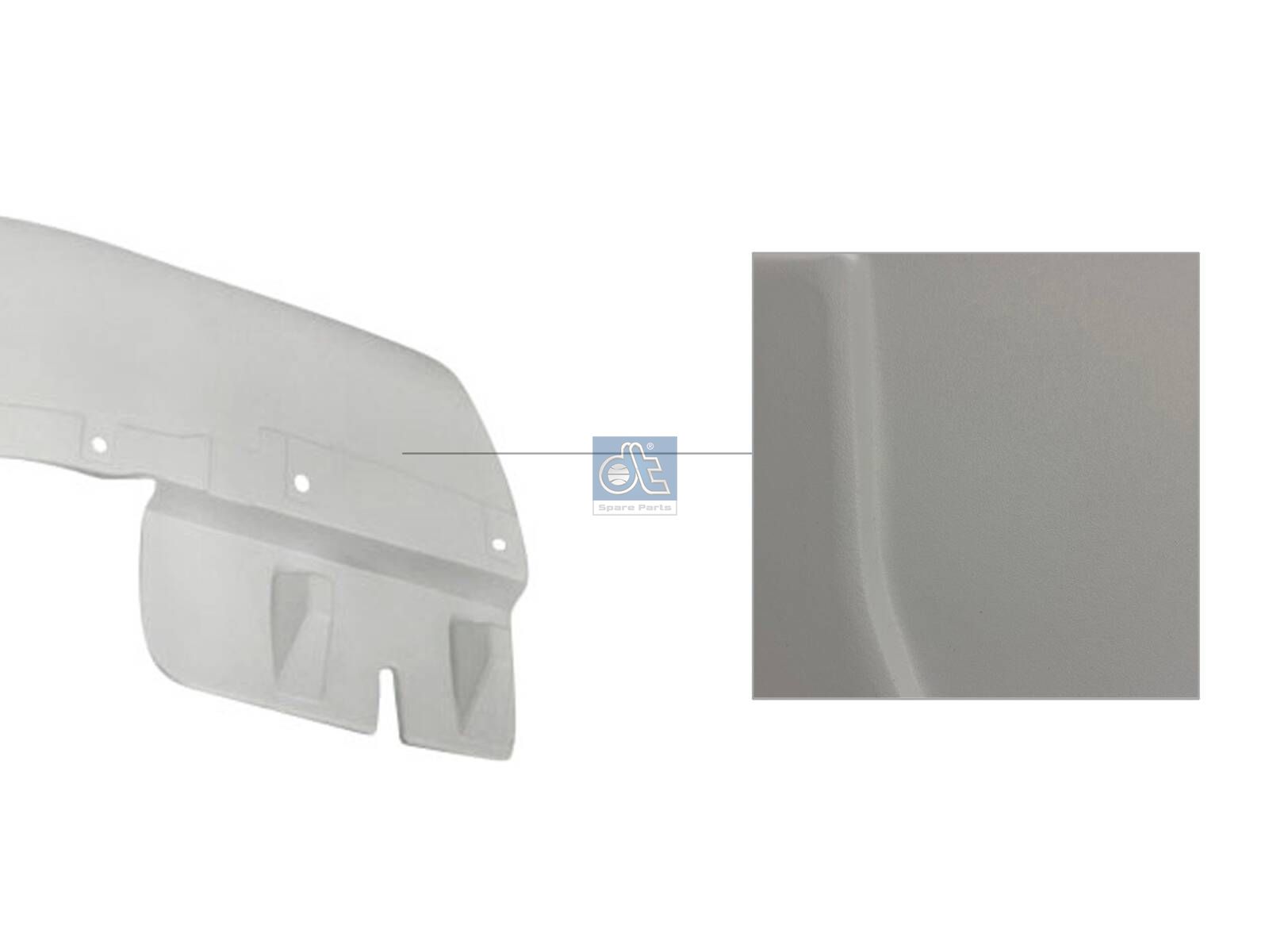 DT Spare Parts 2.00031 Front fender, right