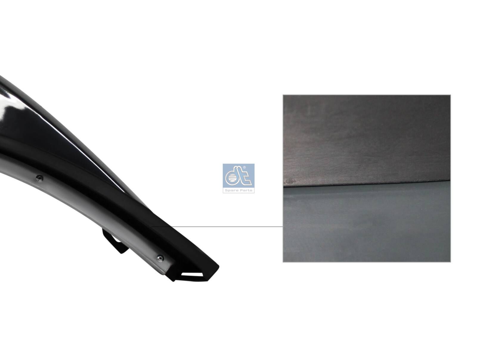DT Spare Parts 2.00058 Spoiler, right, complete