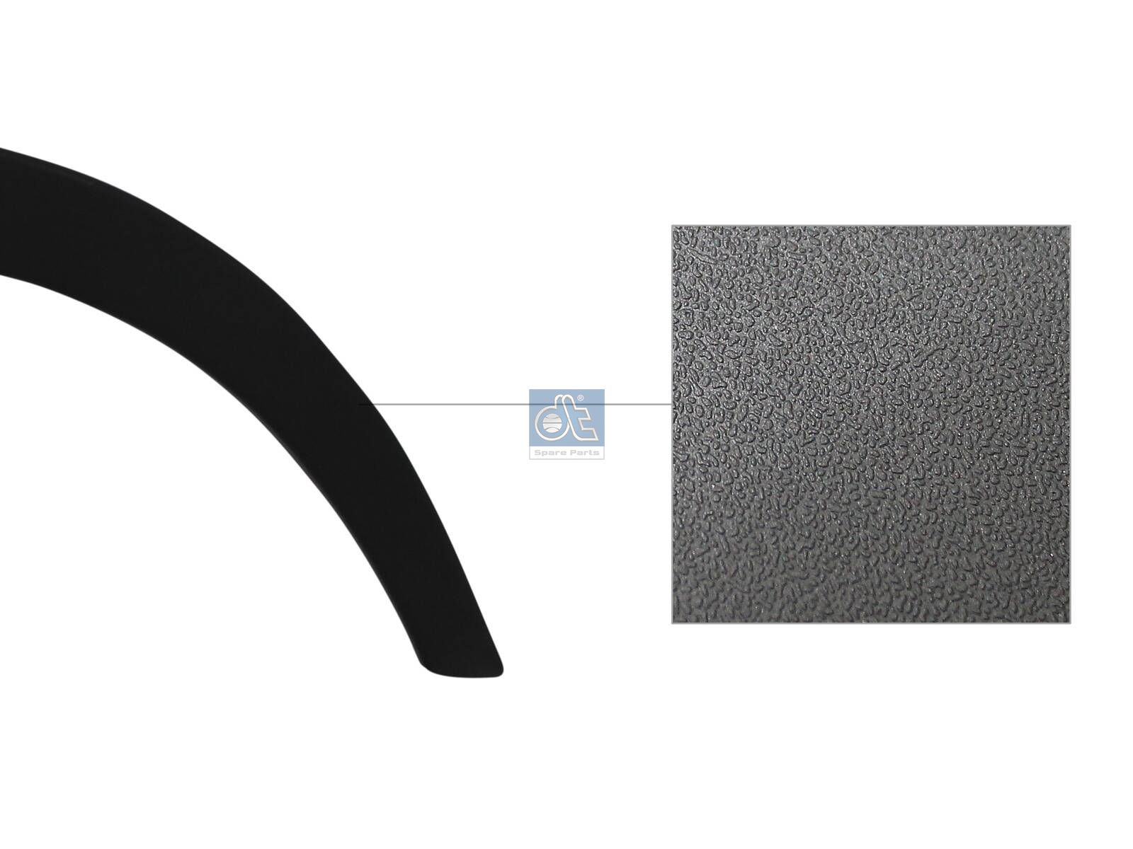 DT Spare Parts 2.00076 Fender widener, front, right